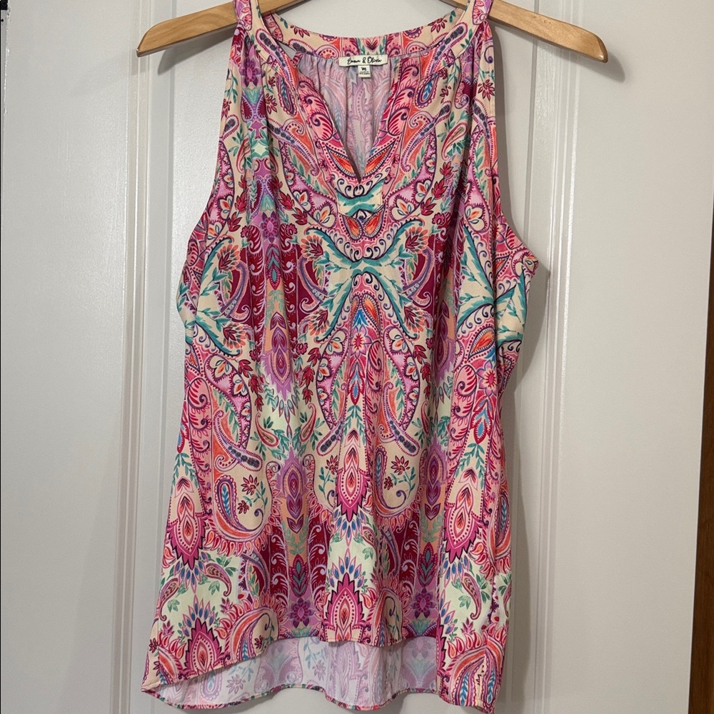 Emma & Olivia Halter Top Size Medium